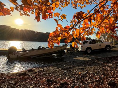 Loading up on a fall afternoon